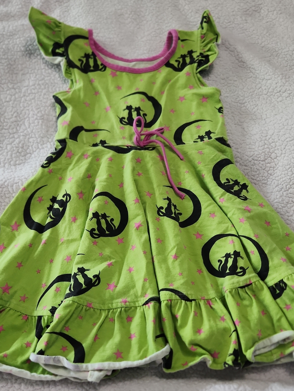 Eleanor Rose black cat Halloween twirl dress Size 5/6